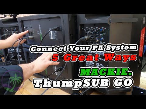 Видео: 5 отличных способов настроить PA-систему с сабвуфером с помощью Mackie Thump SUB GO @mackiegear