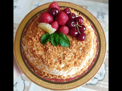 Видео: Торт "НАПОЛЕОН" без глютена
