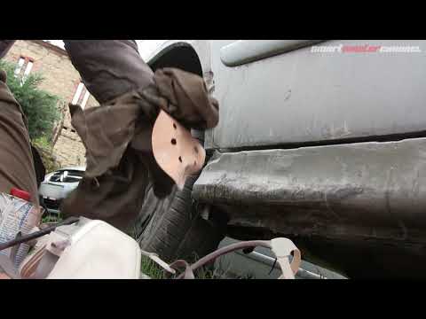 Видео: Citroen C5 латаем дыры в порогах ч.2