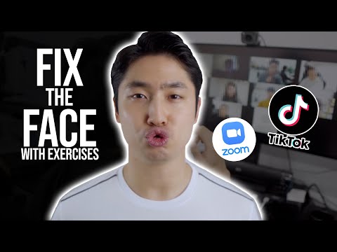 Видео: Упражнения для лица, которые помогут вам выглядеть лучше на камеру｜Асимметрия лица за 5 минут