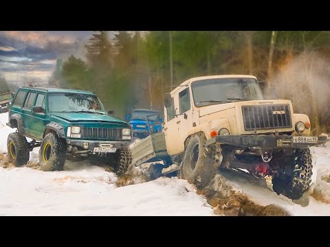 Видео: Никто не ожидал от грузовика Лютый оффроад на ЛЭП против Jeep, Nissan Patrol и УАЗ