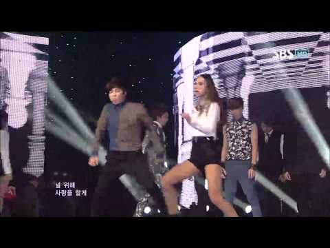 Видео: U-KISS [Stop Girl] @SBS Inkigayo Популярная песня 20121014