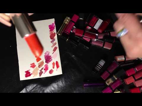 Видео: АСМР. Помада. Шепот. Постукивания. Триггеры. Lipstick. Whisper. Tapping. Tingling. Triggers. ASMR.