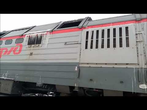 Видео: Шахта холодильника тепловоза 2ТЭ25Км.