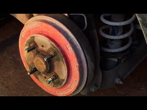 Видео: Барабанные тормоза, профилактика, замена колодок Lancer Cedia