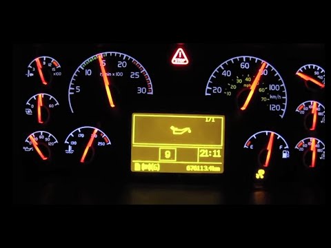 Видео: низкое давление масла, диагностика diag low pression truck Volvo D13