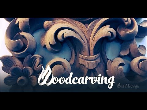 Видео: Woodcarving Baroque Element ►► Timelapse Урок Резьба по дереву Стиль Барокко