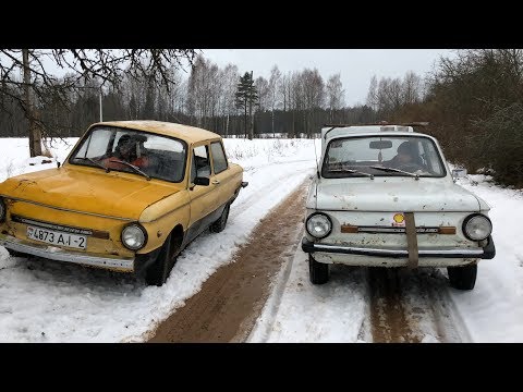 Видео: ЗИМНИЙ ДРИФТ НА ЗАПОРОЖЦАХ.НОЧНЫЕ ГОНКИ