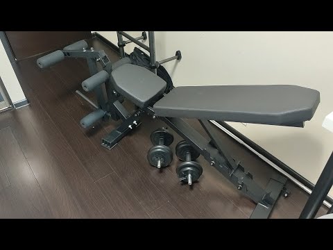 Видео: Выбор СКАМЬИ ДЛЯ ЖИМА, ГАНТЕЛЬ, СТОЙКИ ДЛЯ ШТАНГИ для НЕБОЛЬШОЙ КОМНАТЫ |  Sportlim SL10, MB Barbell