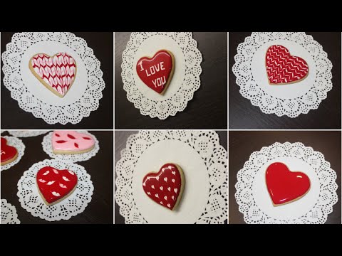 Видео: Вкусное домашнее печенье для любимых. Очень красивые печеньки - сердечки.