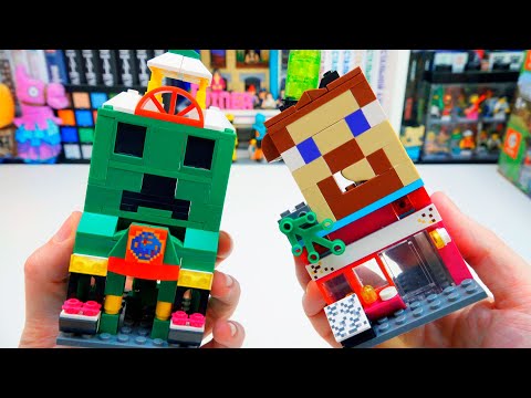 Видео: УПОРОТЫЕ "ЛЕГО" MINECRAFT ДОМА