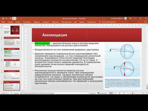 Видео: Зрительный анализатор