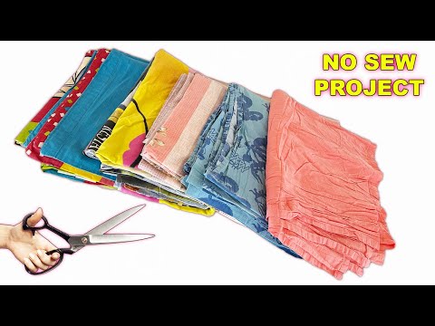 Видео: Превратите старые простыни в коврики или коврики! 2 супер-идеи без шитья!