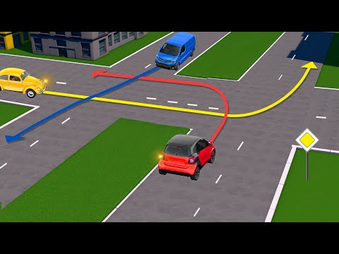 Видео: Кто проехал перекрёсток по правилам?