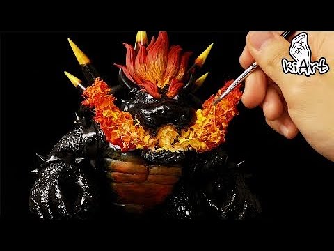 Видео: Создайте Fury Bowser с помощью Clay / Super Mario Bowser's Fury World [kiArt]