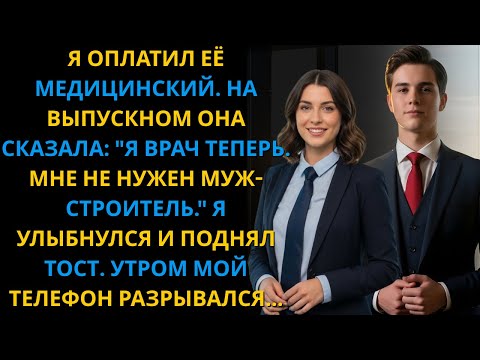 Видео: Оплатил Девушке Медицинский. На Выпускном Услышал, Как Она Обсуждает Меня С Семьёй...