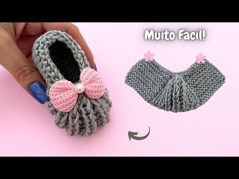 Видео: ЛЕГКОЕ ПОШАГОВОЕ ВЯЗАНИЕ ОБУВИ