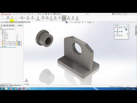 Видео: Сборка в SolidWorks/Assembly in SolidWorks