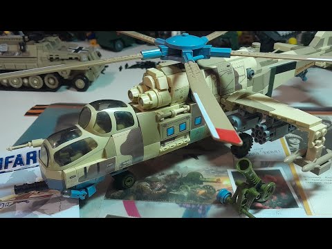 Видео: обзор лего набора вертолёта ми-24