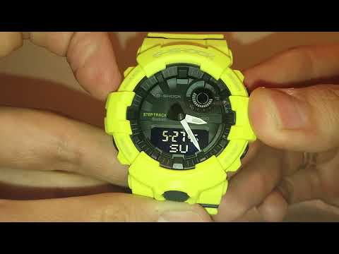 Видео: Casio G-Shock GBA-800-9A Настройка и калибровка стрелок часов