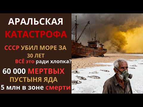 Видео: АРАЛЬСКАЯ КАТАСТРОФА: СССР УБИЛ МОРЕ ЗА 30 ЛЕТ | 60 000 умерли от ядовитой пыли, озеро ИСЧЕЗЛО