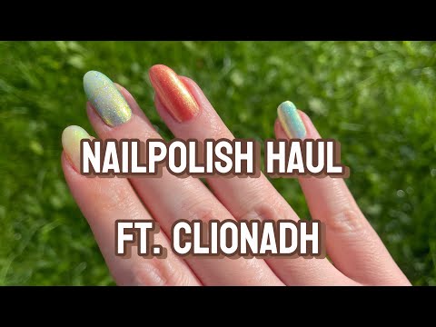Видео: Новые лаки Clionadh #swatchparty
