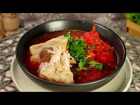 Видео: Наваристый, яркий, с нежной свининой. КЛАССИЧЕСКИЙ БОРЩ НА СВИНЫХ РЁБРАХ