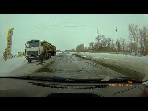 Видео: Дорога из Полтавки в Исилькуль прямая 70км АДА (2.5часов езды)