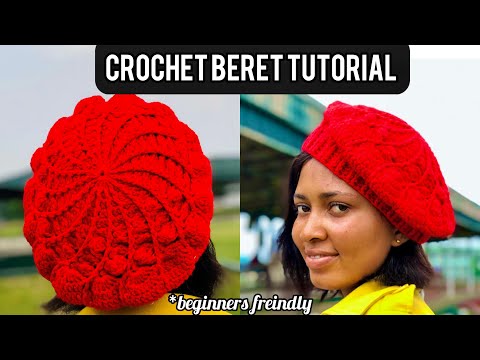 Видео: Простой урок по вязанию берета крючком || Для начинающих|| Craftorria #diy #crochet
