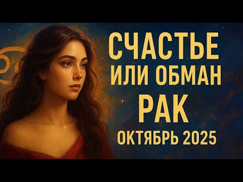 Видео: ♋ Рак — Октябрь 2025: Счастье или обман судьбы? 😱