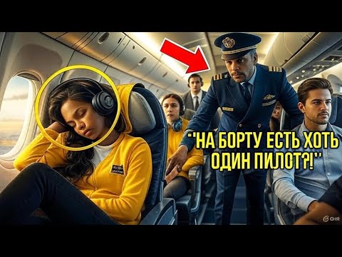 Видео: Чернокожая Девушка Дремала В Самолете, Пока Пилот В Ужасе Не Крикнул: «Нужен Летчик-Истребитель!»