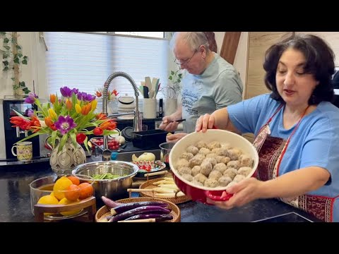 Видео: Биточки Пюре и  СНОГСШИБАТЕЛЬНЫЙ САЛАТ из Фасоли | К Элине на Обед ❤️