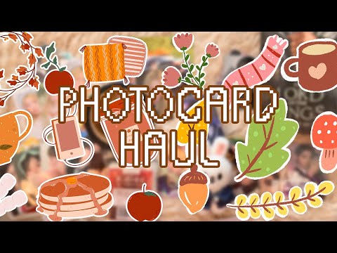 Видео: 🍂🍁 photocard haul 🍂🍁 • распаковка карт (и не только) за сентябрь • billlie, nmixx, ive and skz