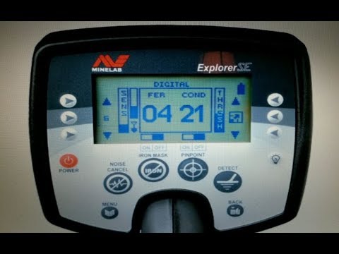 Видео: Настройка  MINELAB EXPLORER SE Pro на максимальную глубину поиска.