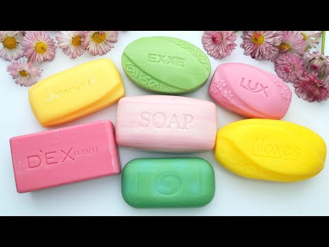 Видео: 💛💗💚ASMR cutting soap. Satisfying video. АСМР резка мыла.