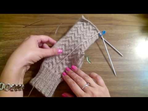 Видео: Снуд в один оборот и Варежки. Часть 5\\Варежки