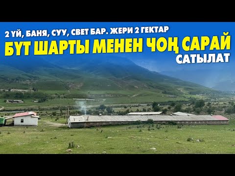 Видео: 2 гектар ЖЕРИ менен чоң САРАЙ сатылат ~ Алмашуу жолу бар