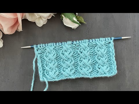 Видео: НАШЛА ЕГО ДЛЯ ВАС!  НЕОБЫЧНЫЙ  и ОЧЕНЬ КРАСИВЫЙ УЗОР СПИЦАМИ!