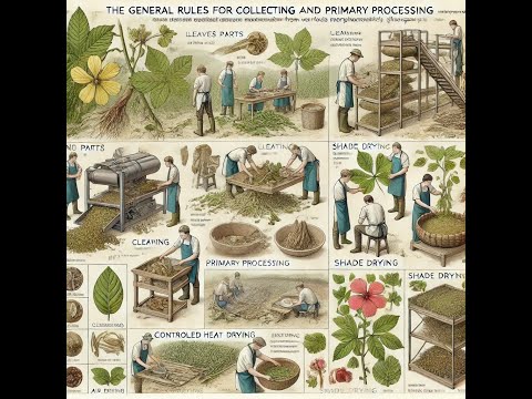 Видео: общие правила сбора и первичной обработки и сушки ЛРС из различных морфологических групп