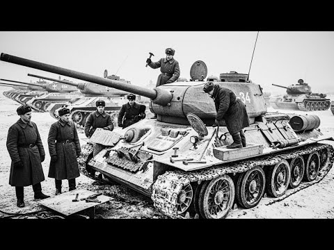 Видео: Немецкие войска никогда не знали, что советский танк Т-34 можно было починить молотком посреди зимы.