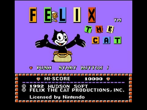 Видео: Felix The Cat NES Gameplay Longplay (Полное прохождение)