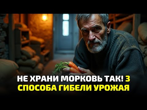 Видео: Они хранили морковь в песке — и всё пропало! Ошибка, которую совершают 9 из 10 хозяек!