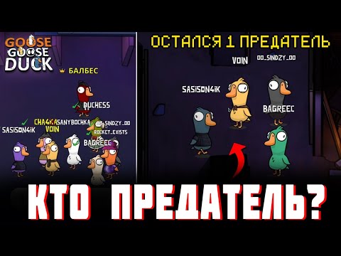 Видео: БЛС ИЩЕТ ПРЕДАТЕЛЕЙ | ВЫПОЛНЯЕТ ЗАКАЗ ОТ ЧАТА (GOOSE GOOSE DUCK)