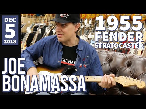 Видео: Fender Stratocaster 1955 года с Джо Бонамассой в Norman's Rare Guitars | 5 декабря 2018 г.
