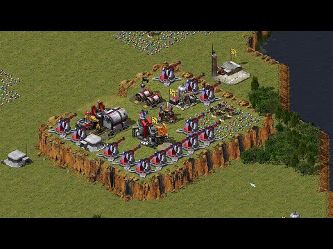Видео: Red Alert 2 | Месть Юрия | Карта «7 на 1 — БОЙ — БОЙ — БОЙ» — ОЧЕНЬ СЛОЖНЫЙ ИИ