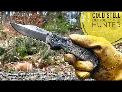 Видео: Нож Cold Steel Double Safe Hunter тест / test