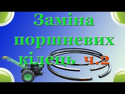 Видео: Заміна поршневих кілець мотоблока R185. Аналіз