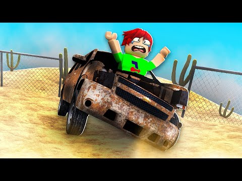 Видео: Ломаю машины на горе Roblox…
