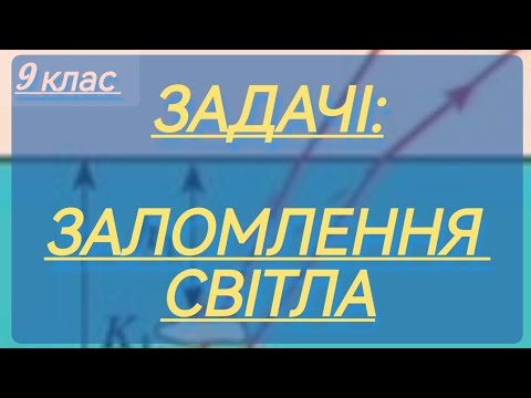 Видео: 10/2 ✨ЗАДАЧІ : ЗАЛОМЛЕННЯ СВІТЛА | Фізика: Задачі Легко