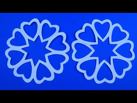 Видео: Как сделать снежинку из бумаги